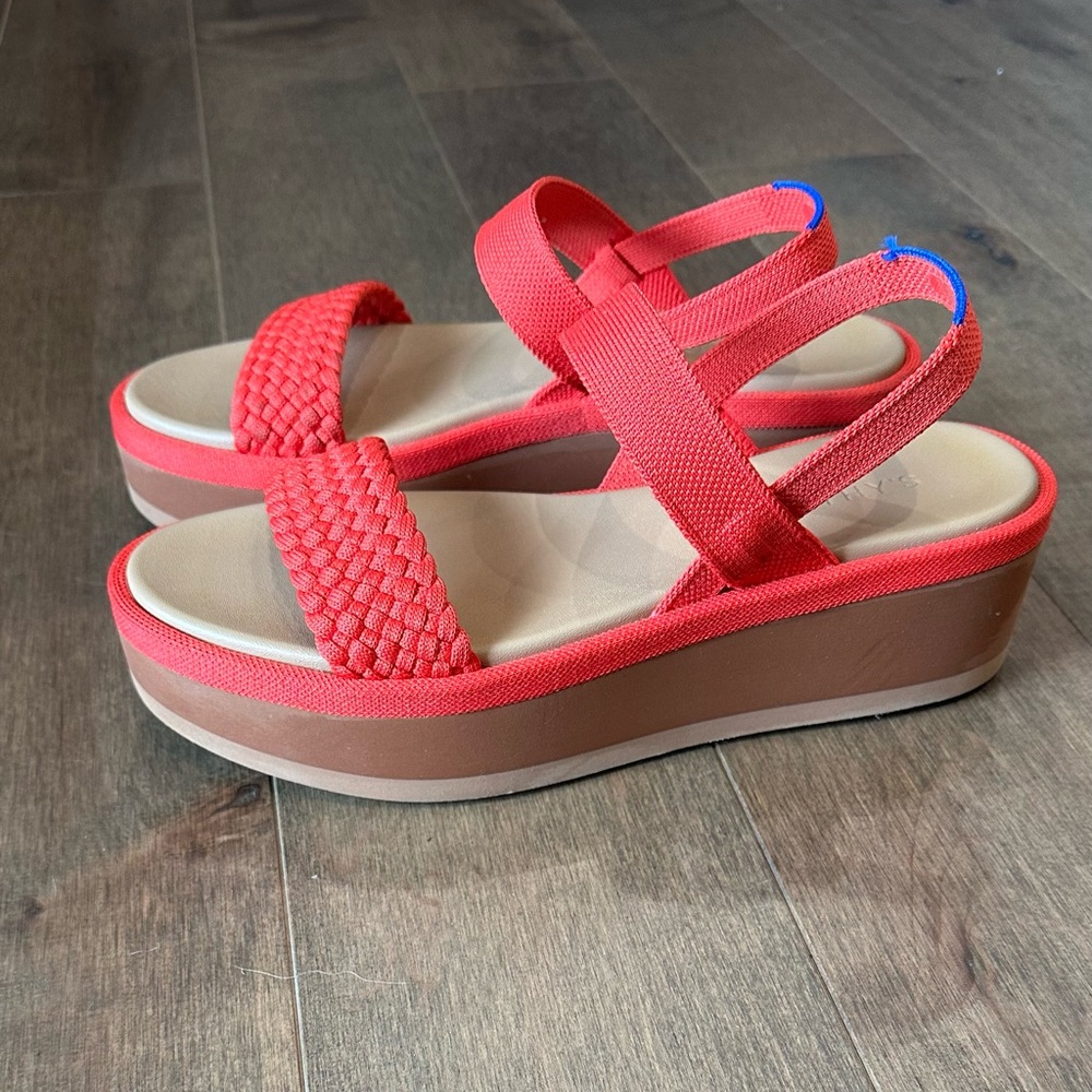 Rothy’s light weight wedge sandal size 9